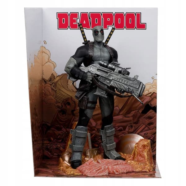 MARVEL COLLECTION 1/6 SCALE PVC STATUE OF DEADPOOL (DEADPOOL #1) (GREY SUIT CHASE) 27