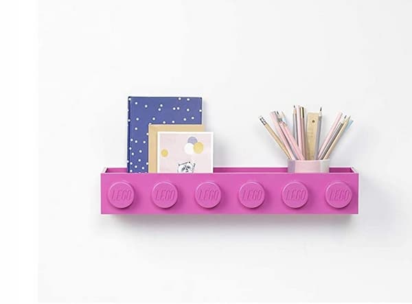 LEGO 41121739 PINK WALL-MOUNTED SHELF