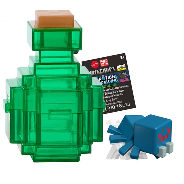 MINECRAFT SURPRISE FIGURINE: POTION BREWING MOB REVEAL ELIXIR BY MATTEL