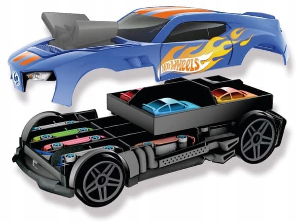 Hot Wheels Car and 2-in-1 Storage Case HWCC15