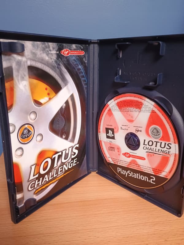 LOTUS CHALLENGE game for Sony PlayStation 2 (PS2), English version, complete set
