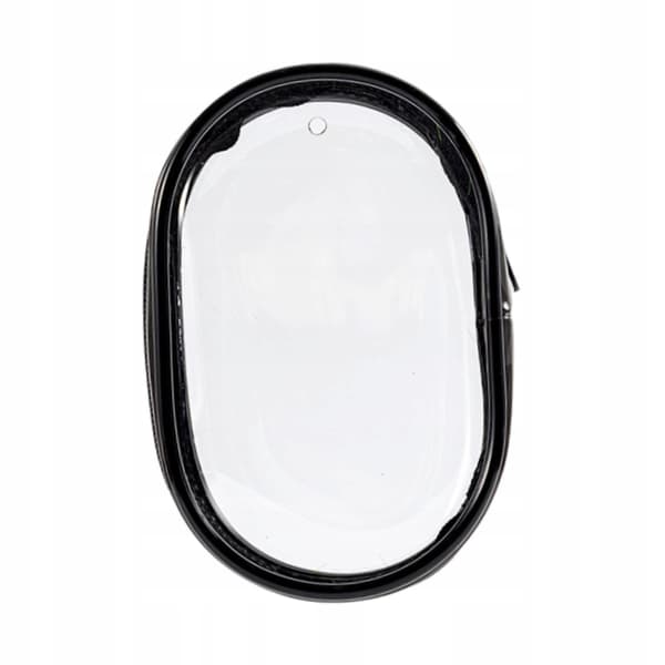 Clear PVC Display Bag with Dust-proof Zip Fastening – Round Bag