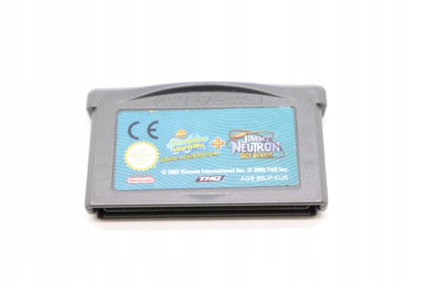 SpongeBob + Jimmy Neutron GBA game