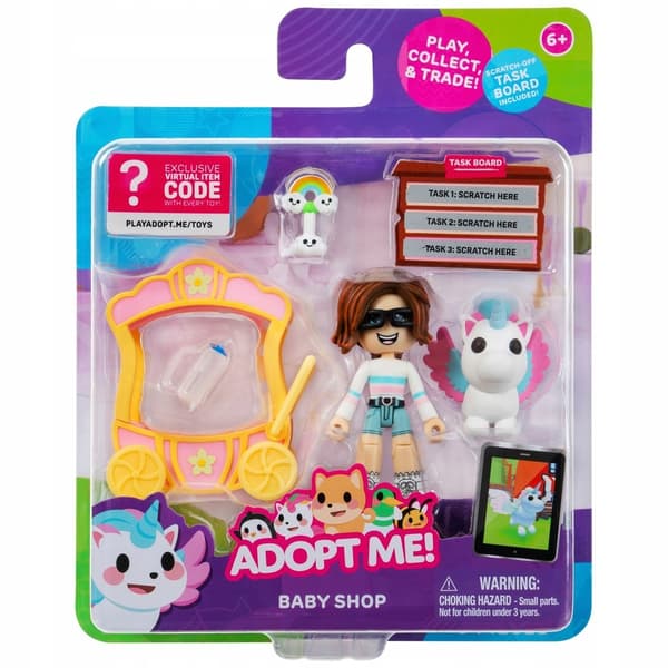 ADOPT ME Roblox Figure Set: Eda the Shopkeeper + Game Code
