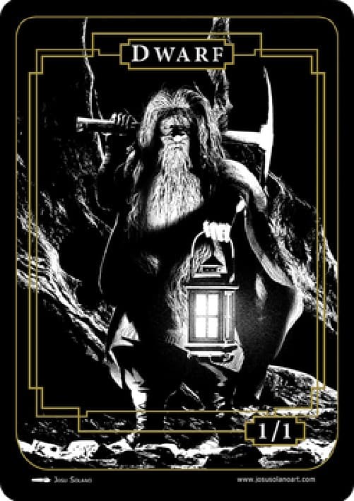 Magic: The Gathering Dwarf Token