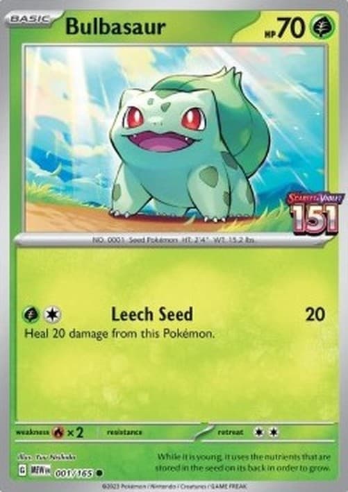 Pokemon TCG Bulbasaur