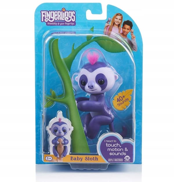 FINGERLINGS SLOTH – INTERACTIVE FINGER TOY FOR CHILDREN WITH SOUNDS