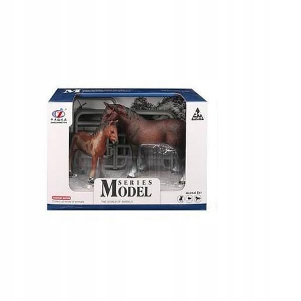 HORSE FIGURINES: MARE + FOAL
