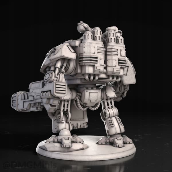 Guardians of the Path Engine Mech – proxy model for board games/D&D/GURPS