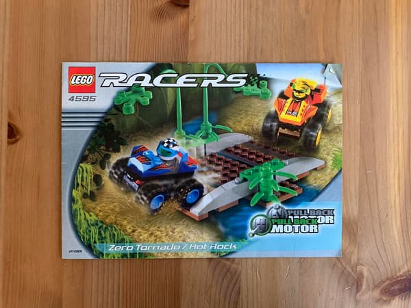 LEGO Racers 4595 Zero Tornado & Hot Rock