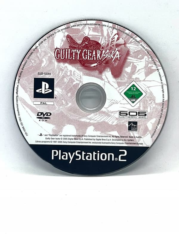 Guilty Gear Isuka PS2 (the game itself)