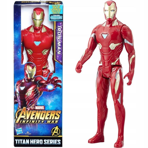 HASBRO IRON MAN ARTICULATED FIGURE 30cm E1410 PowerFX