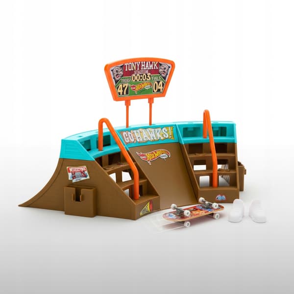 SKATE STADIUM SKATEPARK SKATEBOARD TRACK FINGERBOARD RAMP SET