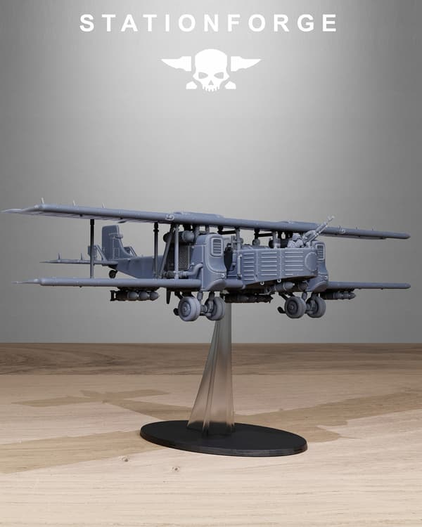 GrimGuard Iron Biplane