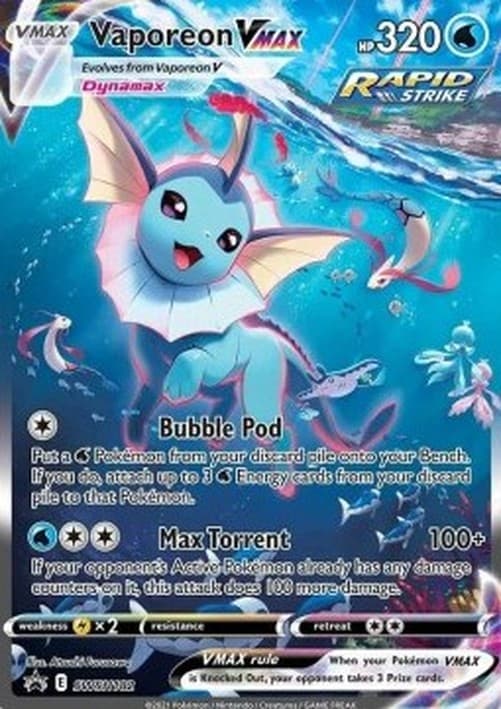 Pokemon Vaporeon VMAX