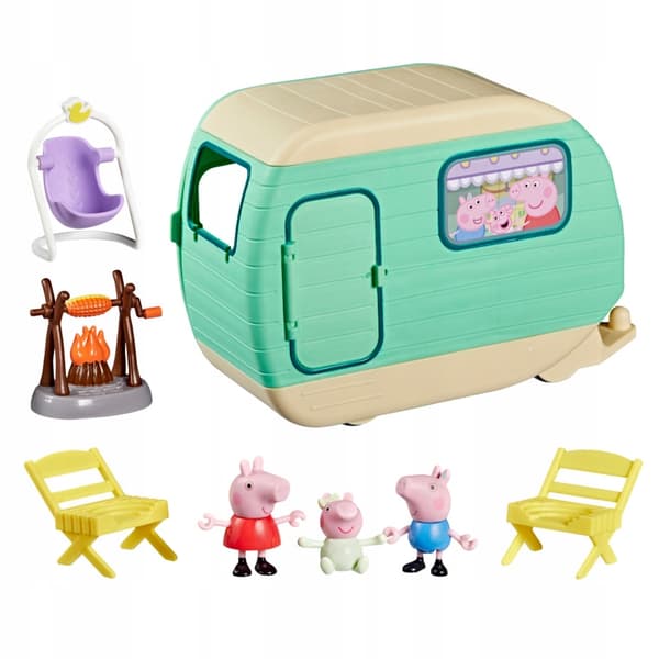 Peppa Pig: The Three Little Pigs Caravan – 3 Figures by Hasbro