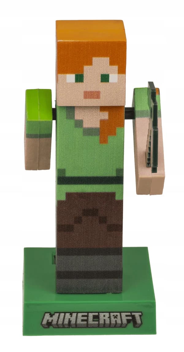Minecraft ALEX OOTB 9885 Solar-Powered Figurine