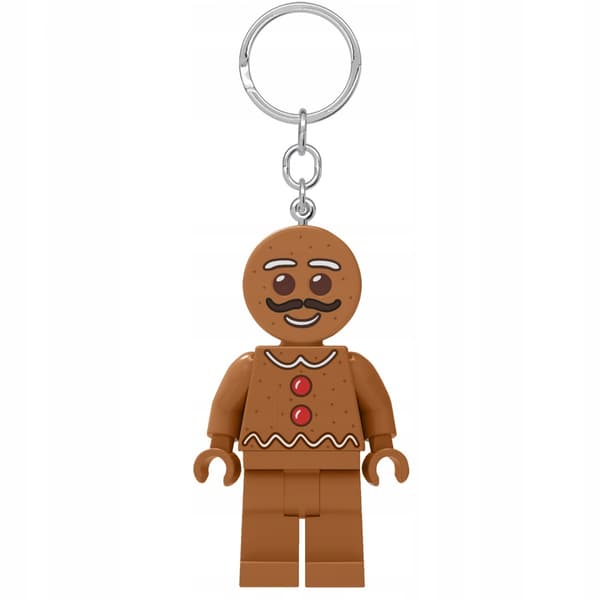 LEGO Gingerbread Man Keyring Torch Minifigure LGL-KE182