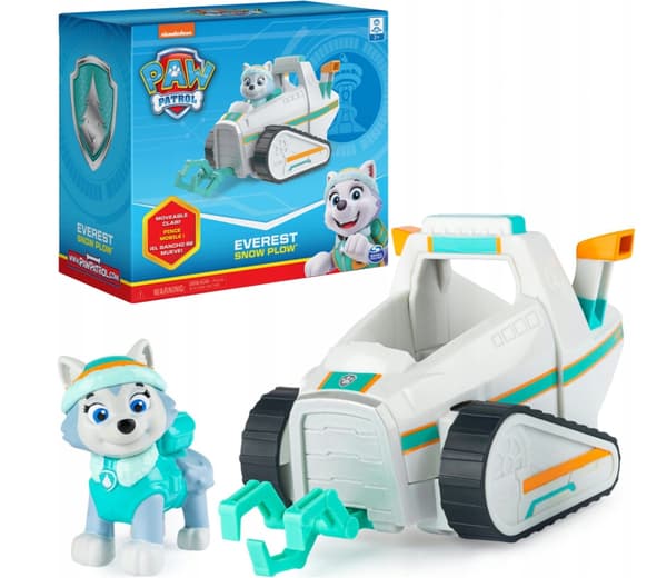 PSI PATROL EVEREST FIGURINE + SNOWMOBILE