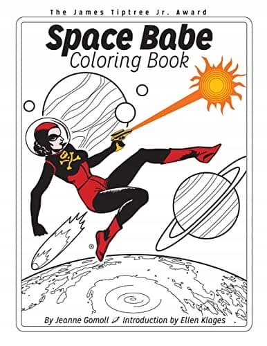 Space Babe Colouring Book