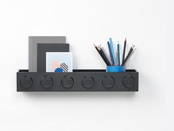 LEGO LONG SHELF BRICK 6 BLACK 41121733