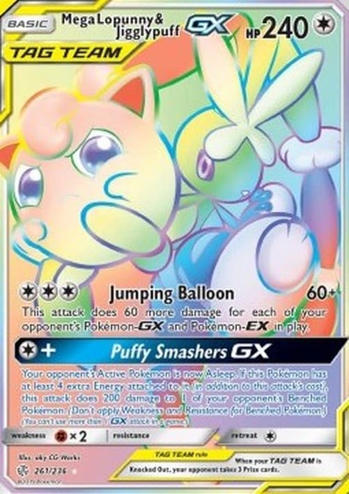 Pokemon Mega Lopunny & Jigglypuff GX