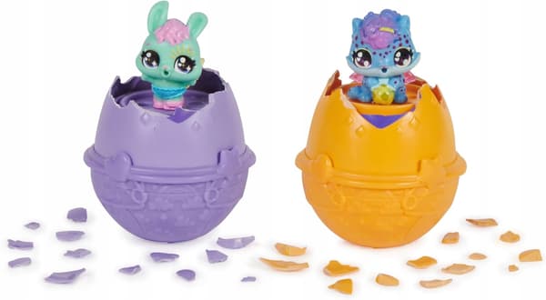HATCHIMALS ALIVE set: 2 figures + pet trolley, accessories