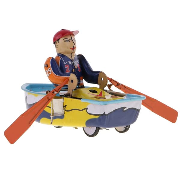 Retro Boat Clockwork Metal Tinplate Collectable Toy – A Gift For #