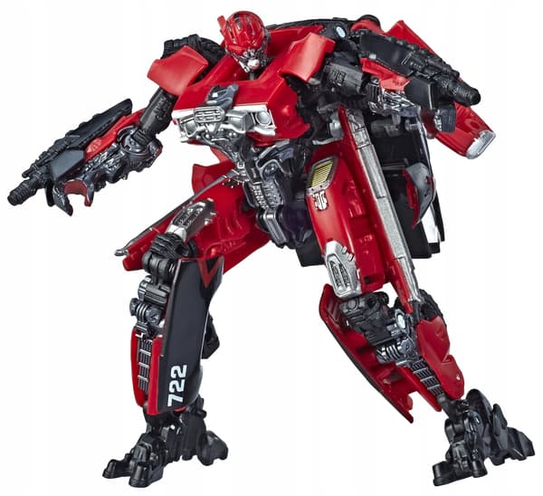 Transformers SHATTER DLX RED LIGHTNING Figure