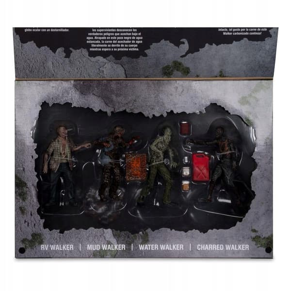 // The Walking Dead Action Figures 4-Pack Walkers 13 cm