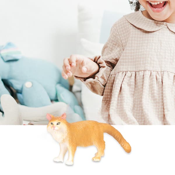 Simulation Realistic animals Model Toys Decorative collections Party Yellow
