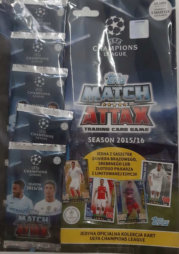 Topps 2015/16 Champions League Cards Multipack