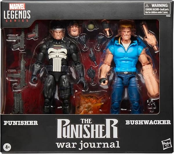 PUNISHER AND BUSHWACKER COLLECTOR’S FIGURINES, 15 CM