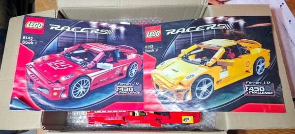 LEGO Ferrari sets 8143 and 8671 – Unique Items – GW. Complete sets + GIFT