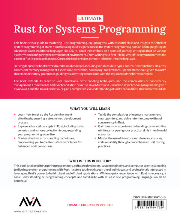 Ultimate Rust for Systems Programming: Master Core Programming for