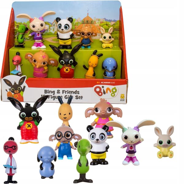 BING SULA FLOP COCO RABBIT LARGE SET OF 10 FIGURINES FIGURINES