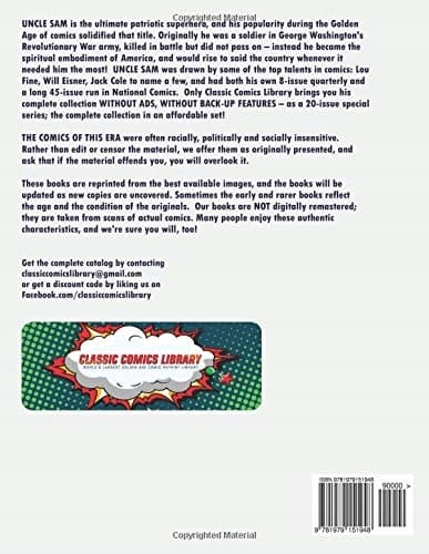 Uncle Sam Comics #4: Email Request – Classic Comics Library Catalogue