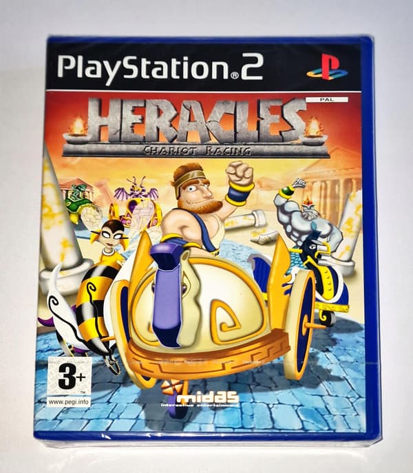 Heracles Chariot Racing PS2 game – NEW – SEALED –