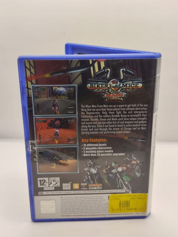BIKER MICE FROM MARS 3XA PS2 Sony PlayStation 2 (PS2)