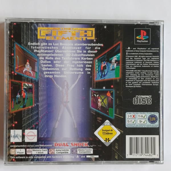 The Fifth Element, PlayStation, PS1
