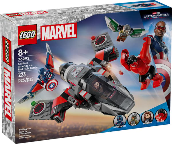 LEGO MARVEL 76292 CAPTAIN AMERICA VS THE RED HULK building set