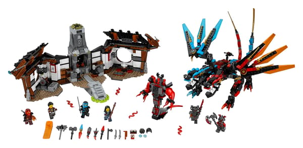 LEGO NINJAGO KAI DRAGONS’ DRAGON FORGE SET 70627