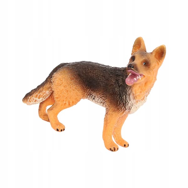 PLASTIC DOG FIGURINE – TABLE DECORATION – ANIMAL MODEL