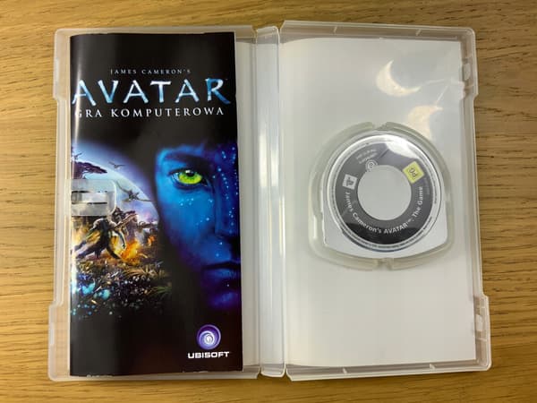 AVATAR GAME – disc in very good+ condition, complete set with Polish PSP version