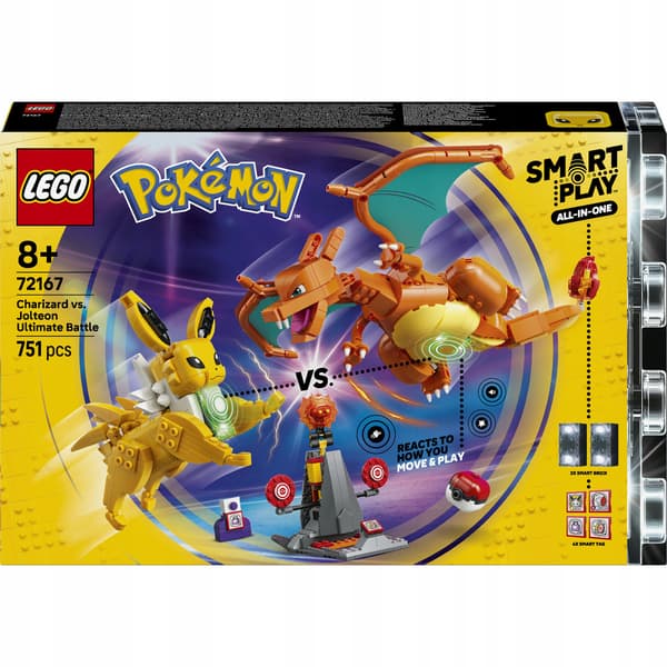 LEGO Pokémon 72167 SMART Play: Charizard vs Jolteon – The Final Battle