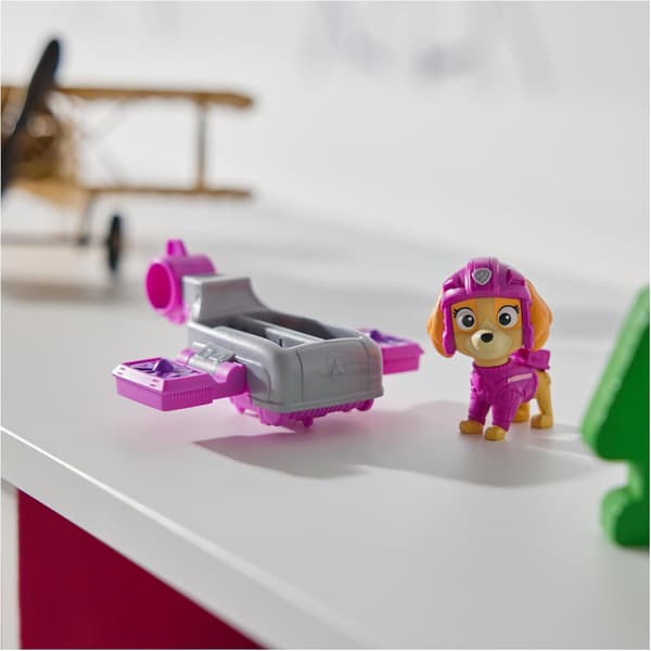 PSI PATROL Core Action Pups Skye and the Plane Figure