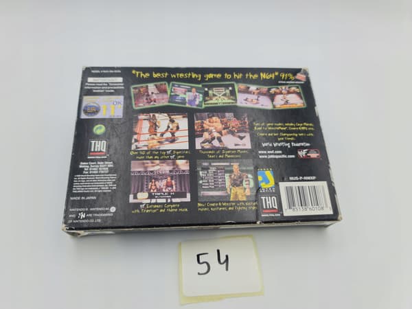 NINTENDO 64 WRESTLEMANIA 2000 CARTON BOX PAL VERSION