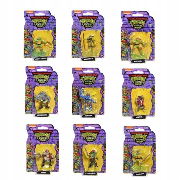 NINJA TURTLE Movie Mini Figure Blister Pack, figurine.