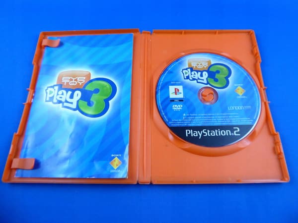 EYETOY PLAY 3 disc, very good+ condition, complete PS2 set