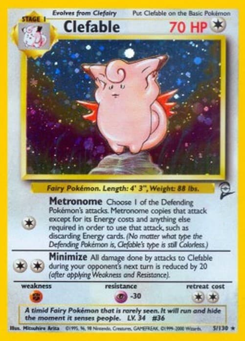Pokemon TCG Clefable